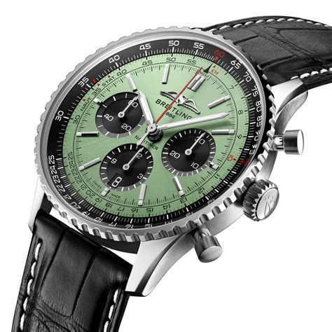 breitling navitimer b01 mint green|breitling navitimer buying guide.